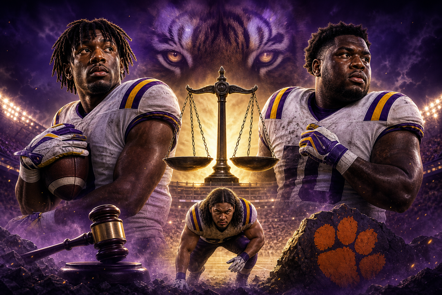 LSU left Wright and Harris off the SEC 105 for Clemson cover