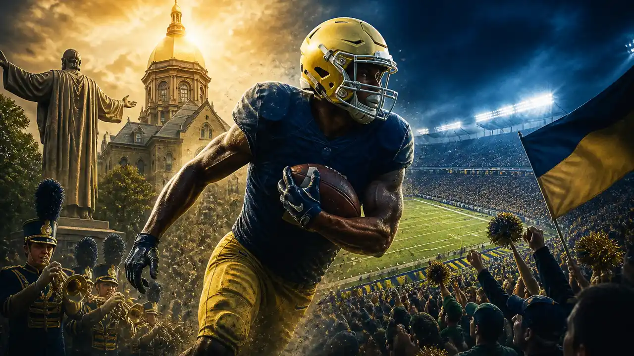 Watch Notre Dame and Michigan State’s bands come together after September 11 cover