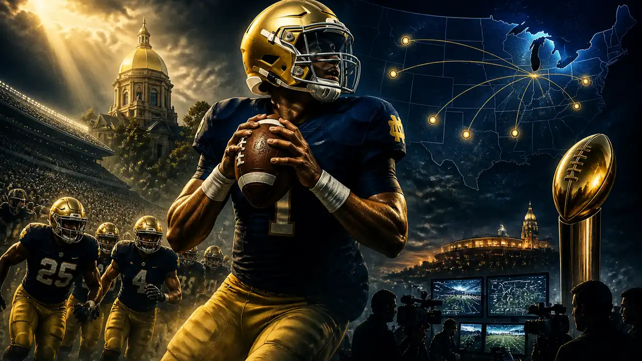 Kyren Williams scored the first NFL touchdown in Australia cover